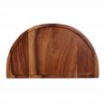 Art De Cuisine Acacia Semi-Circle Deli Board 14.25&quot;x8.5&quot;. (4)