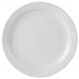 Simply White Narrow Rim Plate 5.5". (6)