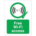 Free Wi-Fi Access Sign