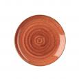 Churchill Stonecast Spiced Orange Coupe Plate 8.7&quot;. (12)