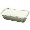 Foil Takeaway Container & lid 100x200mm. (10x28) - (Case of 10)