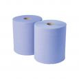 2 Ply Blue Industrial Roll 360m.
