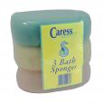 Caress Bath Sponges. (3x8)