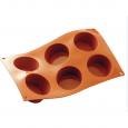 Silicone 6 Muffin Mould