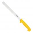 Genware Yellow Serrated Slicer 10".