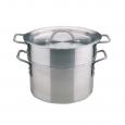 Aluminium Double Boiler & Lid 10ltr.