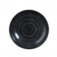 Churchill Studio Prints Charcoal Black Coupe Bowl 7.25&quot;. (12)