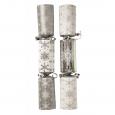 Silver & White Star Christmas Catering Crackers 11" (50)