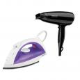 Clothes Iron & Hairdryer Pack.