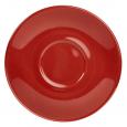 Royal Genware Red Saucer 6.3". (6)