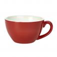 Royal Genware Red Bowl Shaped Cup 12oz. (6)
