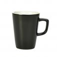 Royal Genware Black Latte Mug 12oz. (6)