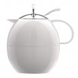 Elia Egg Shaped White Vacuum Jug 1ltr