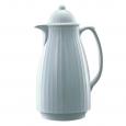 Fluted White Vacuum Jug 1ltr