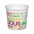 Printed Disposable Soup Container 12oz (20x25) - (Case of 20)