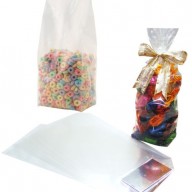 Clear Gusseted Food Bags