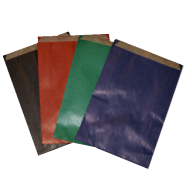 Coloured Bags With Side Gussets