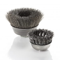 Cup-Shaped Brushes for Sandblasting