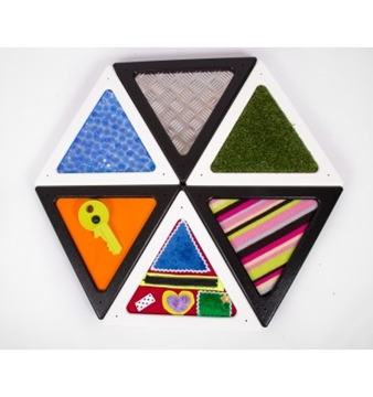 Set of 6 Tactile Triangles