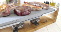 Stone Cooked Steak Sharing Stone Grill Set 