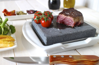 Steak Stone And Plate Set 