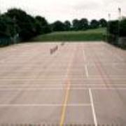 Tennis court refurbishment