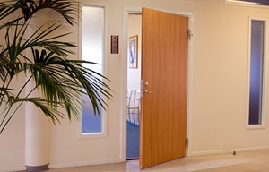 Internal Wood Effect Security Doors