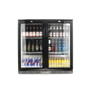 Cater-Cool ck0501LED Double Hinged Door Bottle Cooler With LED Lighting