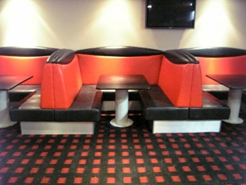 Restaurant Oval Head Roll Seating