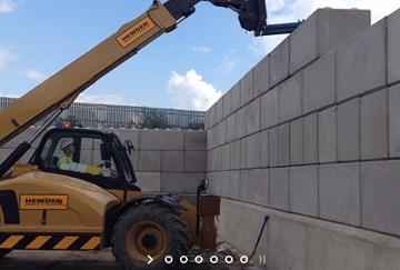Concrete Baffle Walls