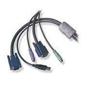 10 Mtr KVM Cable for PS2 Switch -USB Multiplatform Computer