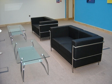 Cube Leather Sofas