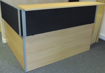 Small Corner Reception Desk