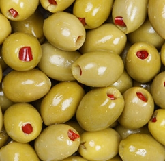 Green Mammoth Olives Stuffed With Chilli