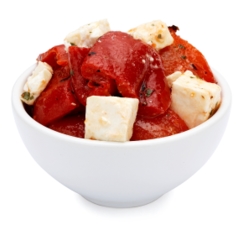 Red Pepper With Feta Marinade