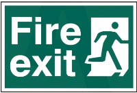 Fire Exit Running Image Right