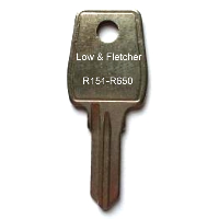 Lowe and Fletcher R151 to R650 Cabinet Keys