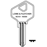 Lowe &amp; Fletcher RE101 to RE600 Cabinet Keys