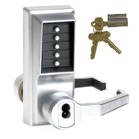 Kaba L1021 Digital Lock Lever Handle External Key Override