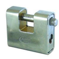 Asec 770 Steel Sliding Shackle Padlock