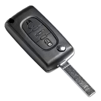 Silca VA2BRS8 3 Button Flip Remote Case To Suit Citroën &amp; Peugeot