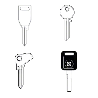 Skoda Classic Car Keys