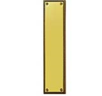 Georgian 70mm Wide Polished Brass Finger Plate