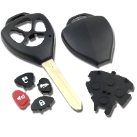 4 Button With Panic Remote Case To Suit Toyota