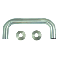 Bolt Fix Round Rose Stainless Steel Pull Handle