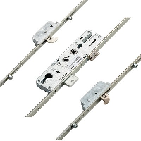 Elite Latch, Deadbolt 2 Hooks and 4 Rollers Upvc Lock