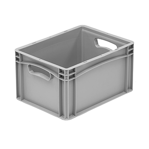 BK-ES43/22 Basicline (400 x 300 x 220mm) Euro Container with Hand Holes