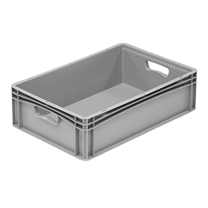 BK-ES64/17 Basicline (600 x 400 x 170mm) Euro Container with Hand Holes