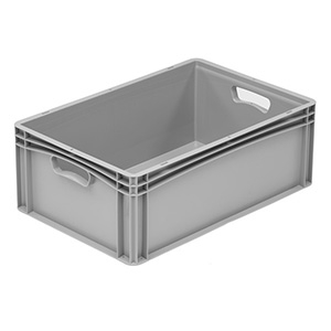 BK-ES64/22 Basicline (600 x 400 x 220mm) Euro Container with Hand Holes