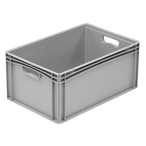 BK-ES64/27 Basicline (600 x 400 x 270mm) Euro Container with Hand Holes